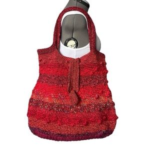 Handmade crochet tote bag